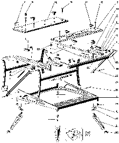 Exploded Diagram A Diagram and Parts List for 79-038-04 Type 1 Black and Decker Workbench